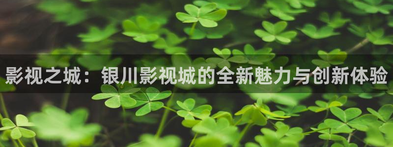 99玖玖精品免費視頻：影視之城：銀川影視城的全新魅力與創新體驗